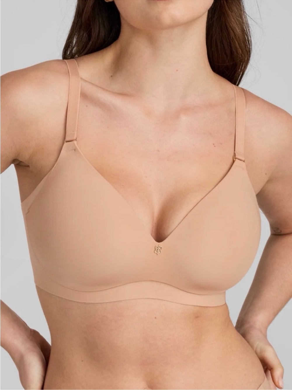 Honeylove‎ CloudEmbrace Wireless Bra Sand Tan Size 32C
